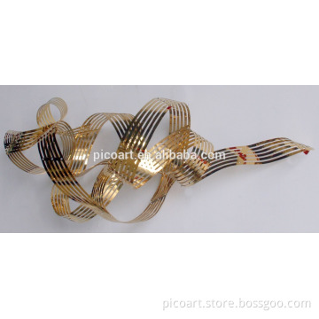 Stainless steel electroplated wall art modern abstract decorative wall sculpture